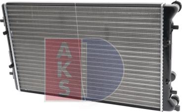 AKS Dasis 480019N - Radiator, engine cooling autospares.lv