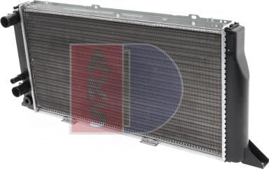 AKS Dasis 480015N - Radiator, engine cooling autospares.lv