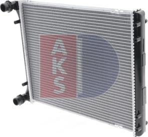 AKS Dasis 480037N - Radiator, engine cooling autospares.lv