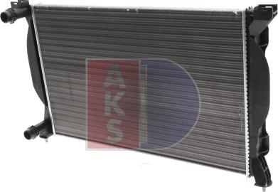 AKS Dasis 480029N - Radiator, engine cooling autospares.lv