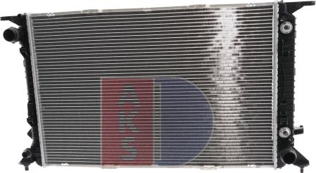 AKS Dasis 480021N - Radiator, engine cooling autospares.lv