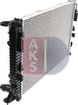 AKS Dasis 480021N - Radiator, engine cooling autospares.lv