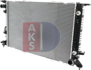 AKS Dasis 480074N - Radiator, engine cooling autospares.lv