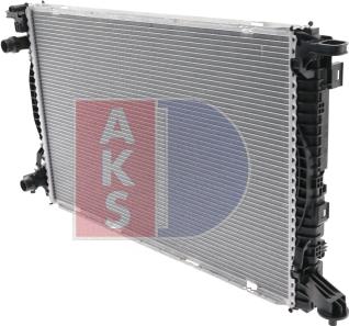 AKS Dasis 480102N - Radiator, engine cooling autospares.lv