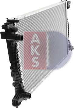 AKS Dasis 480102N - Radiator, engine cooling autospares.lv