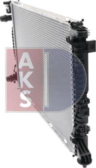 AKS Dasis 480102N - Radiator, engine cooling autospares.lv