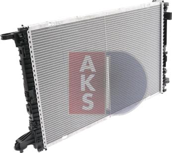 AKS Dasis 480102N - Radiator, engine cooling autospares.lv