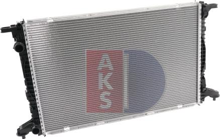 AKS Dasis 480102N - Radiator, engine cooling autospares.lv