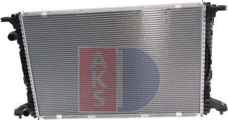 AKS Dasis 480102N - Radiator, engine cooling autospares.lv