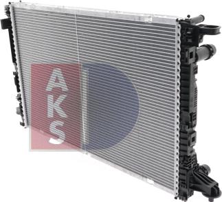 AKS Dasis 480102N - Radiator, engine cooling autospares.lv