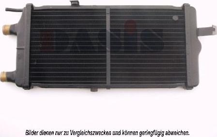 AKS Dasis 480820N - Radiator, engine cooling autospares.lv