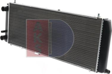 AKS Dasis 480710N - Radiator, engine cooling autospares.lv