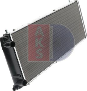 AKS Dasis 480710N - Radiator, engine cooling autospares.lv