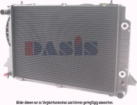 AKS Dasis 481410N - Radiator, engine cooling autospares.lv