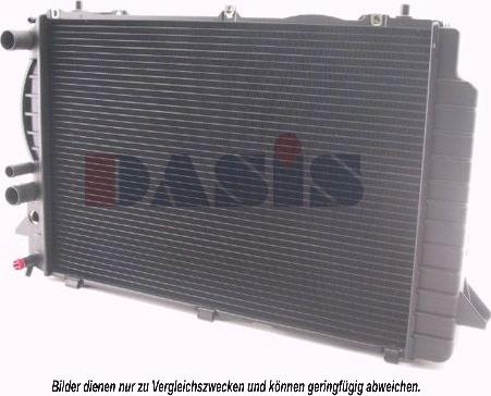 AKS Dasis 481420N - Radiator, engine cooling autospares.lv