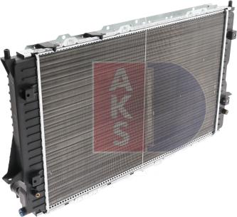 AKS Dasis 481140N - Radiator, engine cooling autospares.lv