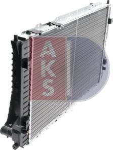 AKS Dasis 481160N - Radiator, engine cooling autospares.lv