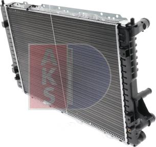 AKS Dasis 481180N - Radiator, engine cooling autospares.lv