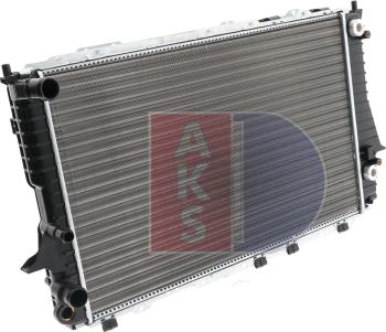 AKS Dasis 481180N - Radiator, engine cooling autospares.lv