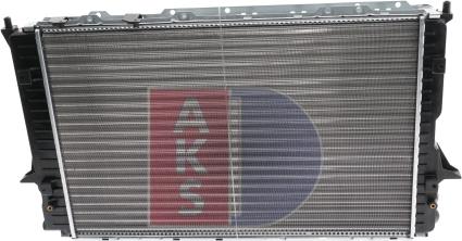 AKS Dasis 481180N - Radiator, engine cooling autospares.lv