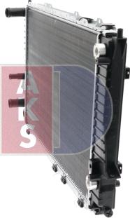 AKS Dasis 481180N - Radiator, engine cooling autospares.lv