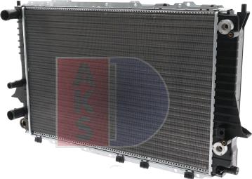 AKS Dasis 481180N - Radiator, engine cooling autospares.lv