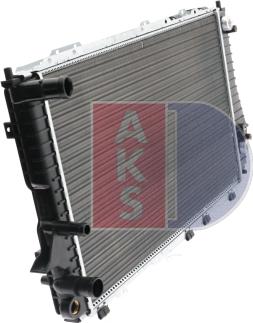 AKS Dasis 481180N - Radiator, engine cooling autospares.lv