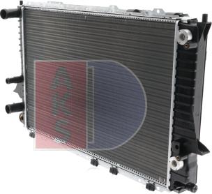 AKS Dasis 481180N - Radiator, engine cooling autospares.lv