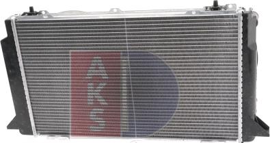 AKS Dasis 481380N - Radiator, engine cooling autospares.lv