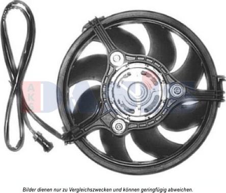 AKS Dasis 488025N - Fan, radiator autospares.lv