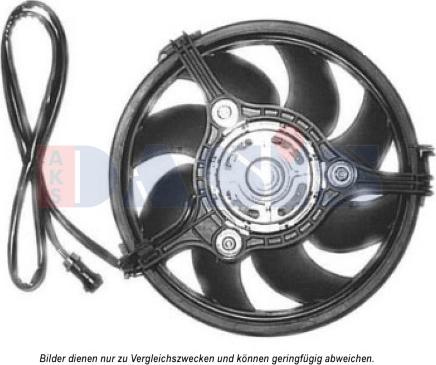 AKS Dasis 488026N - Fan, radiator autospares.lv