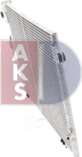 AKS Dasis 482000N - Condenser, air conditioning autospares.lv