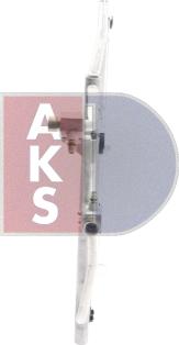 AKS Dasis 482000N - Condenser, air conditioning autospares.lv