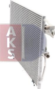 AKS Dasis 482000N - Condenser, air conditioning autospares.lv