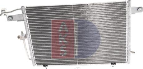 AKS Dasis 482000N - Condenser, air conditioning autospares.lv