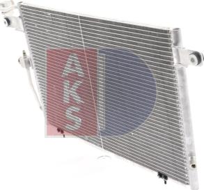 AKS Dasis 482000N - Condenser, air conditioning autospares.lv