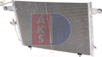 AKS Dasis 482000N - Condenser, air conditioning autospares.lv