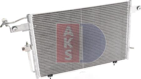 AKS Dasis 482000N - Condenser, air conditioning autospares.lv