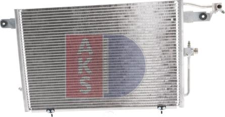 AKS Dasis 482000N - Condenser, air conditioning autospares.lv