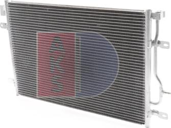 AKS Dasis 482001N - Condenser, air conditioning autospares.lv