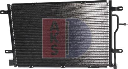 AKS Dasis 482013N - Condenser, air conditioning autospares.lv