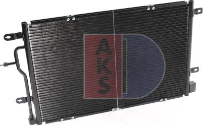 AKS Dasis 482013N - Condenser, air conditioning autospares.lv