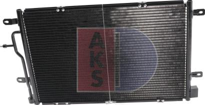 AKS Dasis 482013N - Condenser, air conditioning autospares.lv