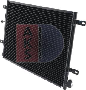 AKS Dasis 482017N - Condenser, air conditioning autospares.lv