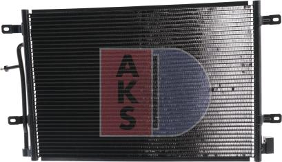 AKS Dasis 482017N - Condenser, air conditioning autospares.lv