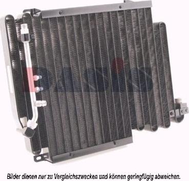 AKS Dasis 482030N - Condenser, air conditioning autospares.lv