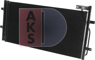AKS Dasis 482029N - Condenser, air conditioning autospares.lv