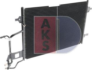 AKS Dasis 482020N - Condenser, air conditioning autospares.lv