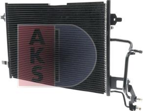 AKS Dasis 482020N - Condenser, air conditioning autospares.lv