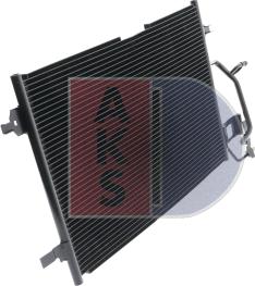 AKS Dasis 482020N - Condenser, air conditioning autospares.lv